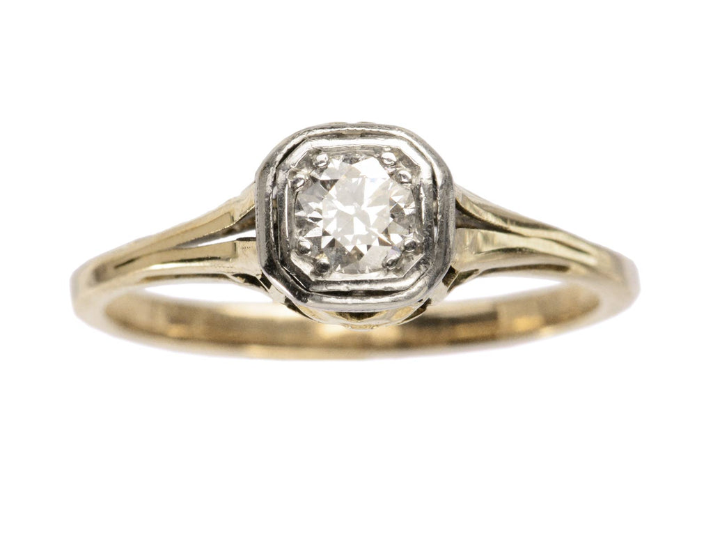 c1925 Deco 0.20ct Ring (on white background)