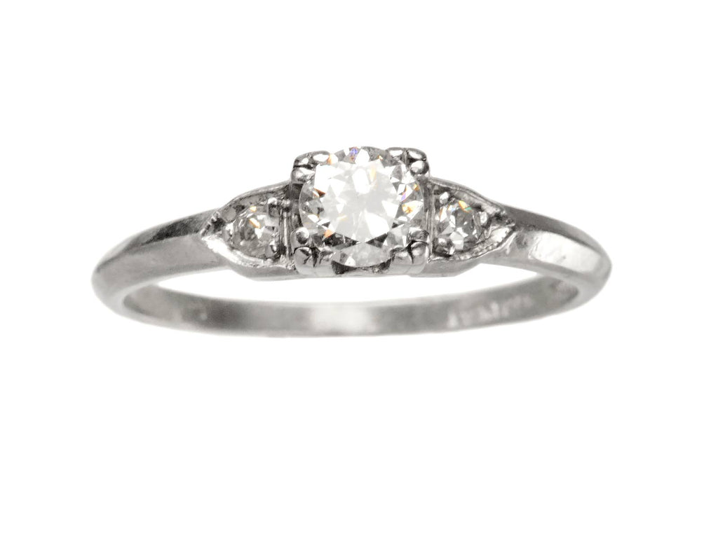 c1930 Deco 0.25ct Ring (on white background)