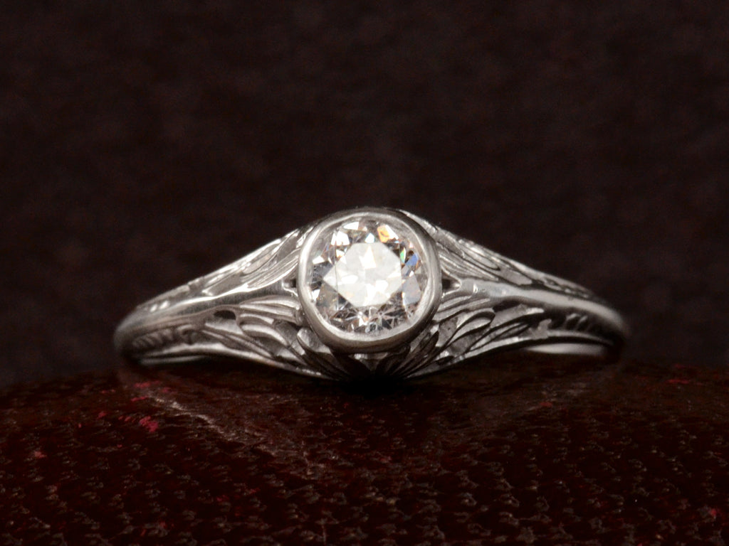 1920s Deco 0.26ct Diamond Ring