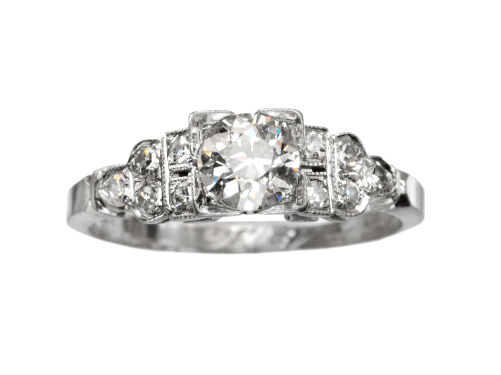 1936 Deco 0.28ct Engagement Ring