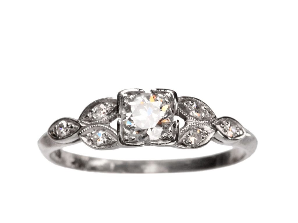 1930s Art Deco 0.30ct Ring (on white background)