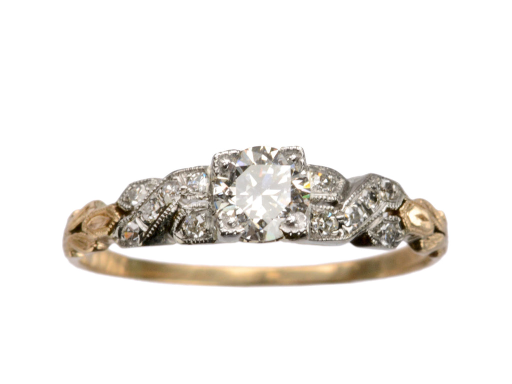 1930s 0.33ct Deco Ring (on white background)