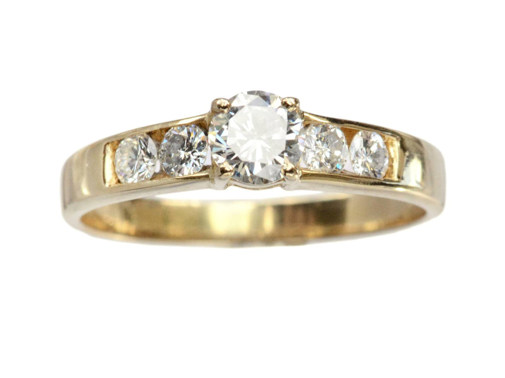 c1980 0.33ct Engagement Ring (on white background)
