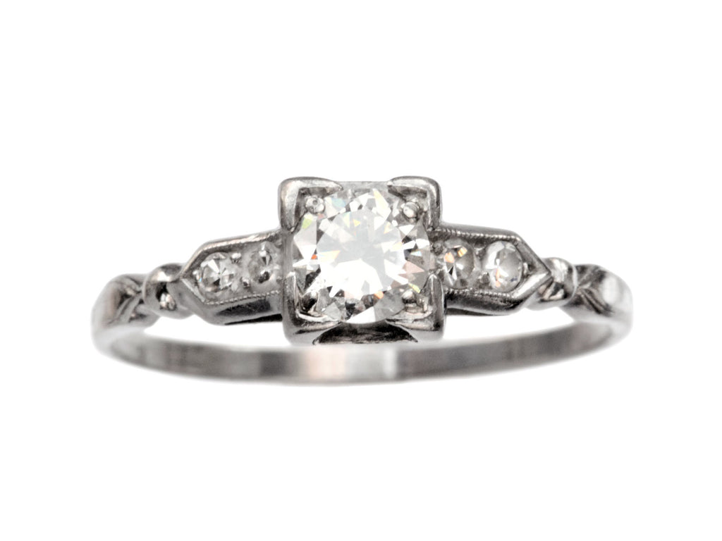 1930s Art Deco 0.33ct Ring (on white background)