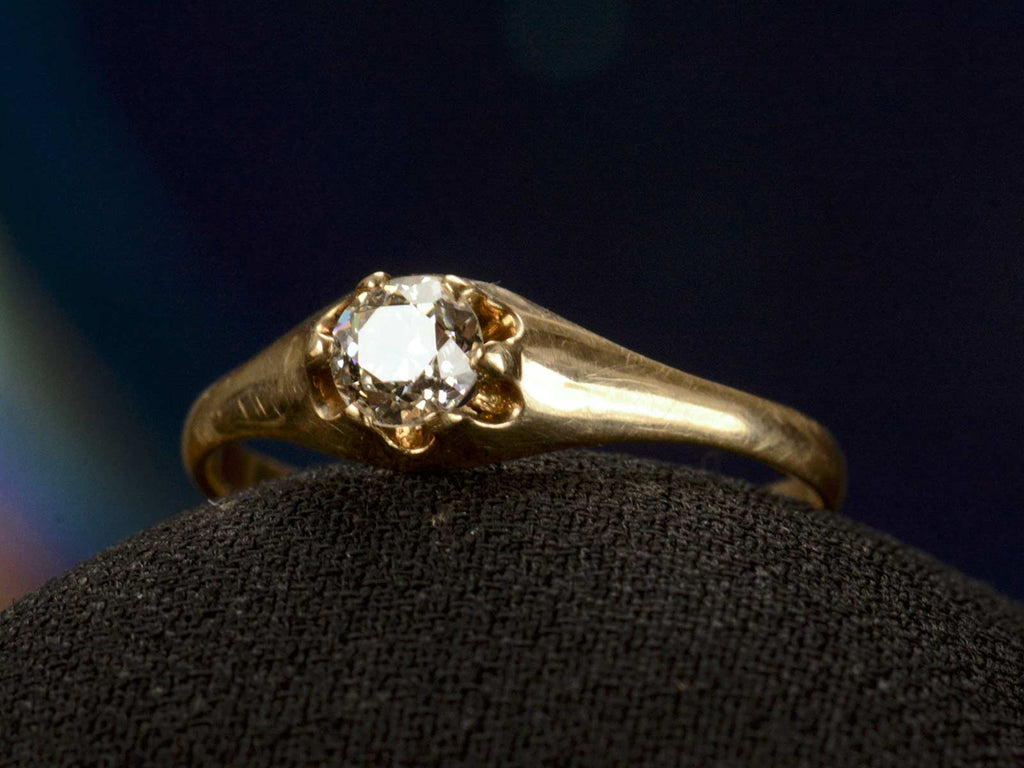 1900s 0.34ct Diamond Ring (side view)