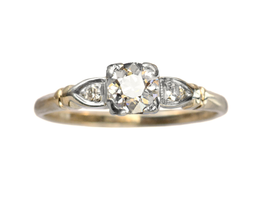 c1930 Art Deco 0.35ct Ring (on white background)
