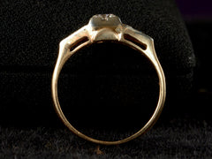 1930s Deco 0.35ct Diamond Ring (profile view)