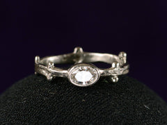 1980s Naturalistic Diamond Ring