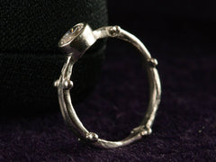 1980s Naturalistic Diamond Ring