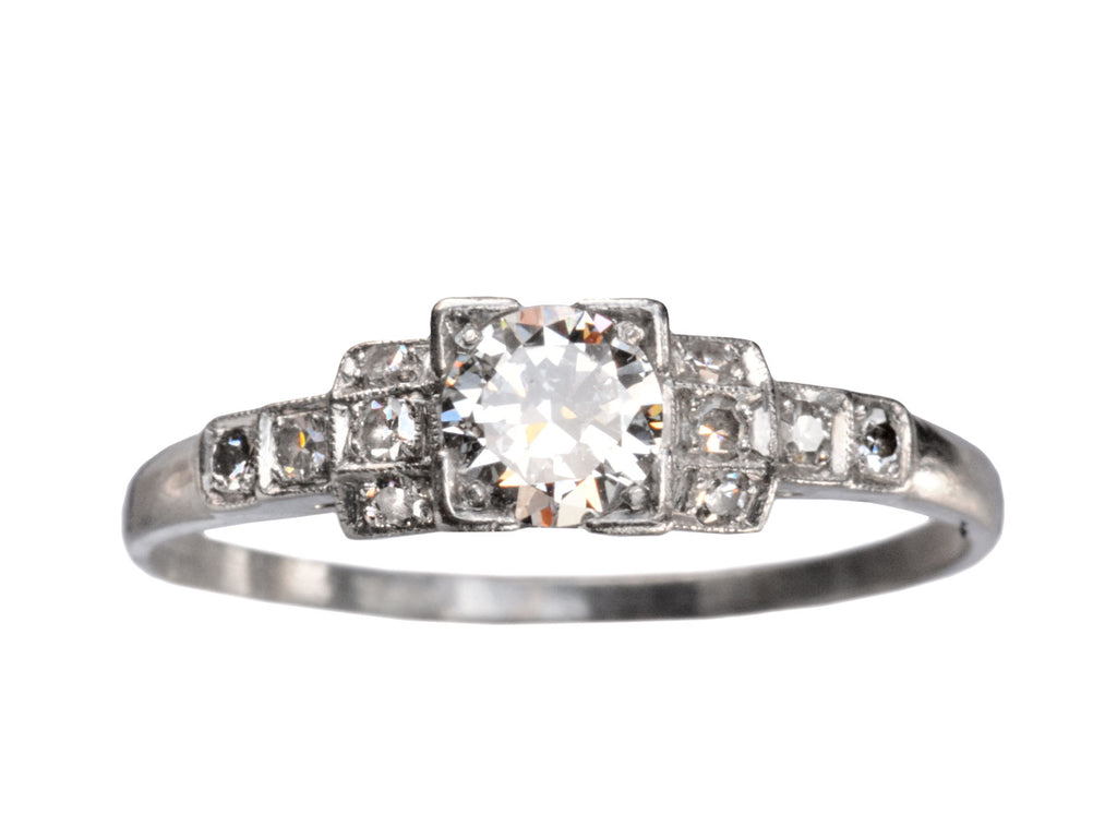 1930s Art Deco 0.35ct Engagement Ring