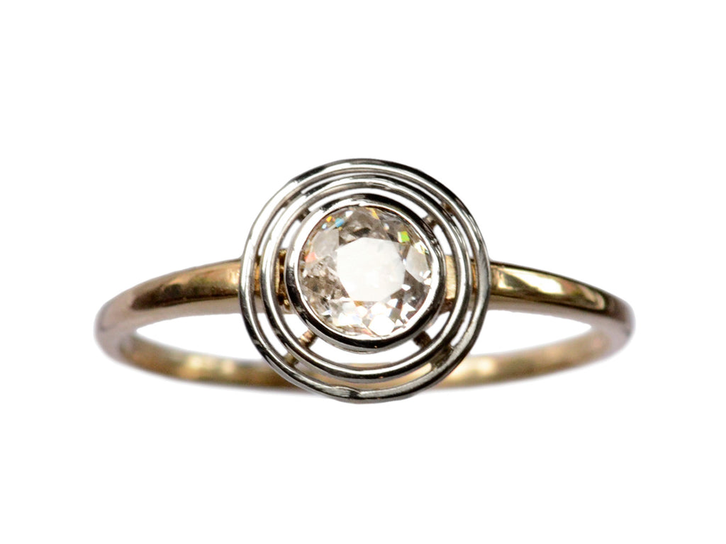 1910s 0.37ct Diamond Ring (on white background)