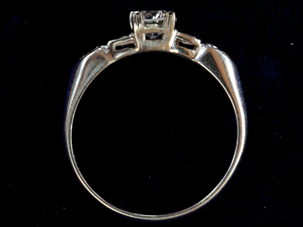 1930s 0.40ct Diamond Ring (profile view)