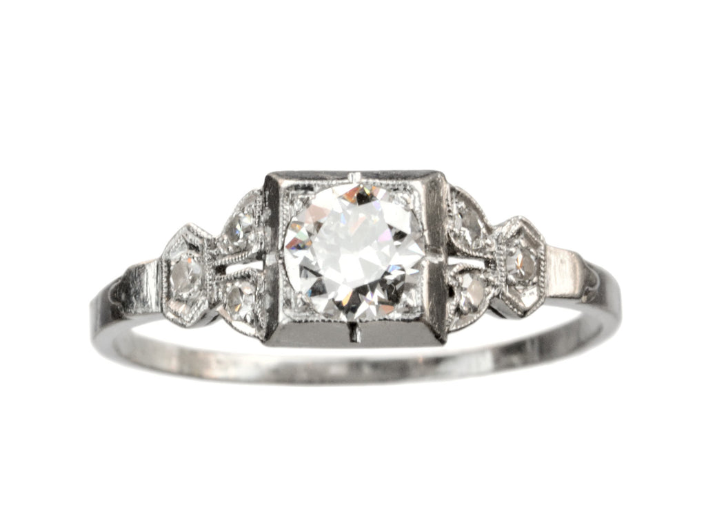 1930s Art Deco 0.40ct Ring (on white background)