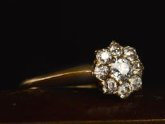 1890s 0.40ctw Cluster Ring
