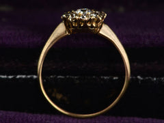 1890s 0.40ctw Cluster Ring