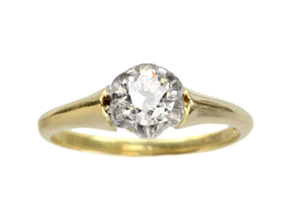1900s 0.43ct Diamond Ring (on white background)