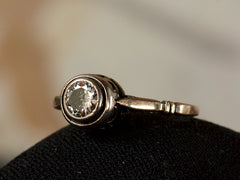 1920s Art Deco 0.45ct Diamond Ring (right side view)