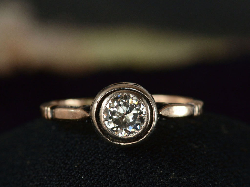 1920s Art Deco 0.45ct Diamond Ring