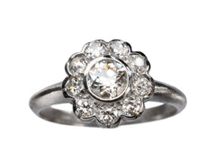 1910s Diamond Cluster/ Daisy Ring