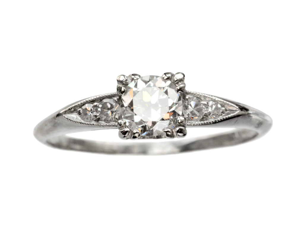 1930s Deco 0.46ct Ring (on white background)