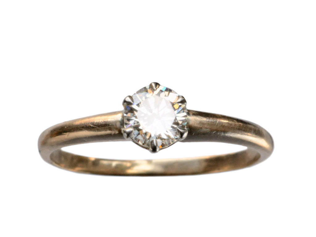 1920s 0.47ct Diamond Solitaire (on white background)