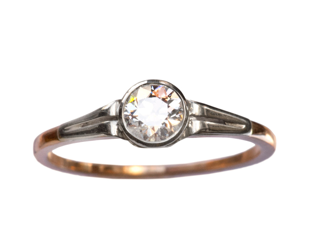 1920s 0.47ct Diamond Ring (on white background)