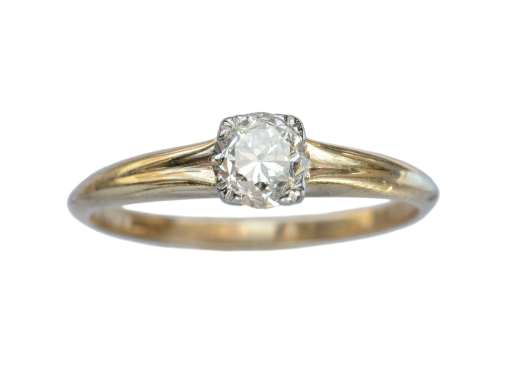 1940s 0.50ct Engagement Ring (on white background)