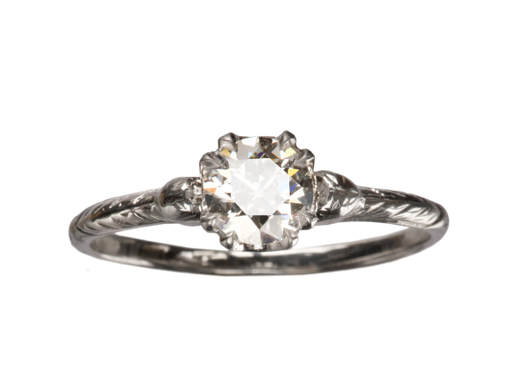 1930s 0.50ct Diamond RIng (on white background)