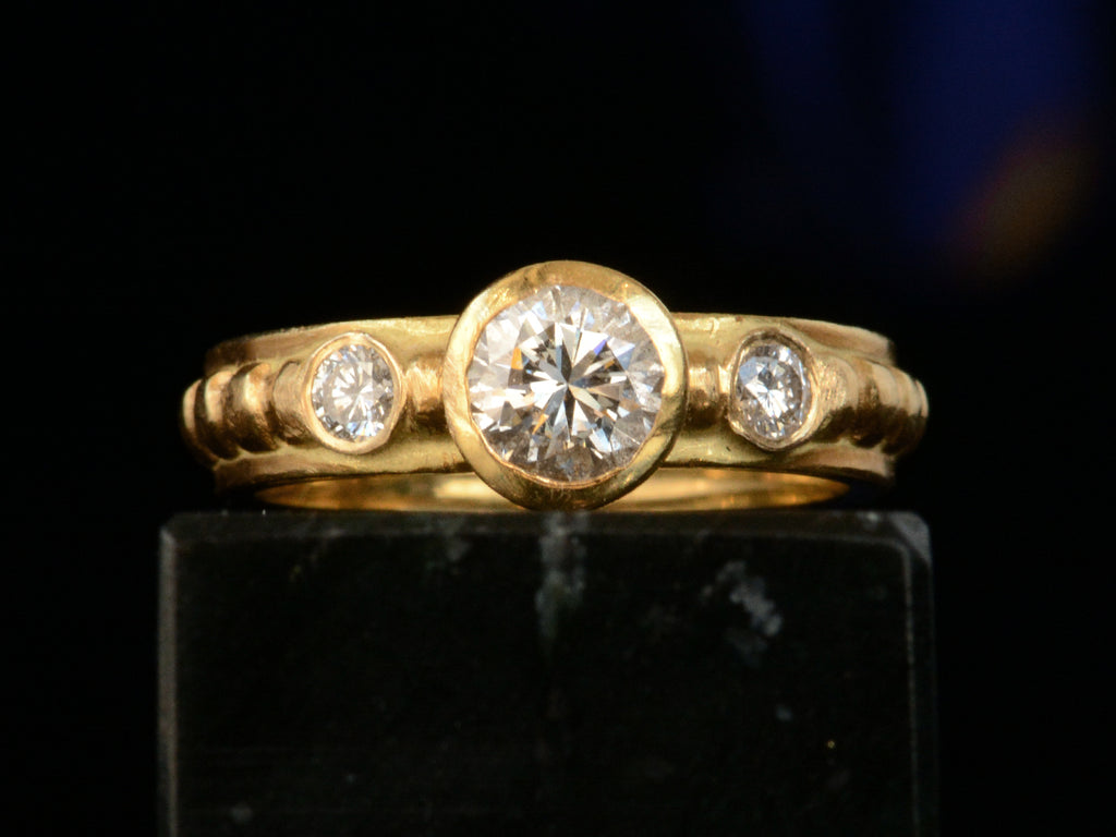 c1980 22K Engagement Ring