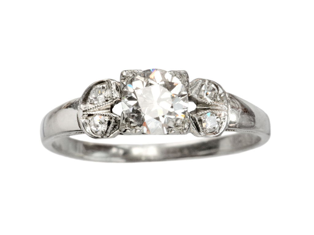 1930s Deco 0.51ct Ring (on white background)