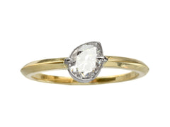 EB Tilted 0.51ct Pear Ring