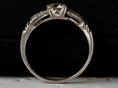 1930s Art Deco 0.52ct Diamond Engagement Ring