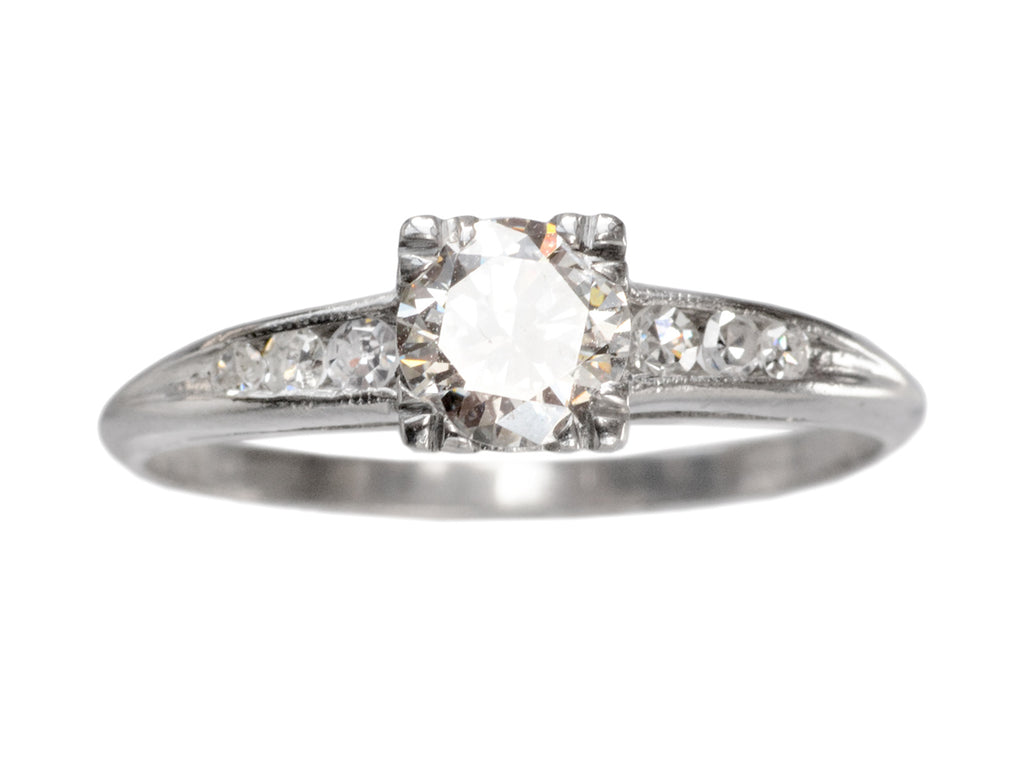 1930s Art Deco 0.52ct Ring (on white background)