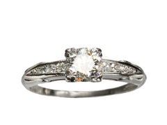 1930s J.R. Wood 0.54ct Diamond Ring