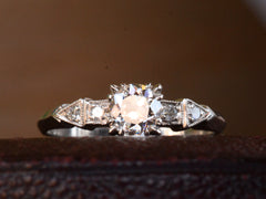 1930s Art Deco 0.55ct Diamond Engagement Ring