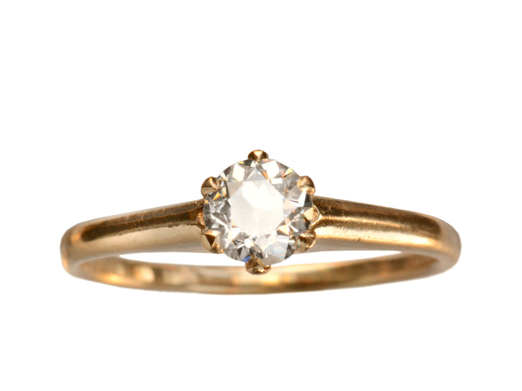 1900s 0.57ct Diamond Ring (on white background)