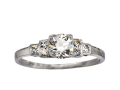 1930s Art Deco 0.59ct Diamond Engagement Ring