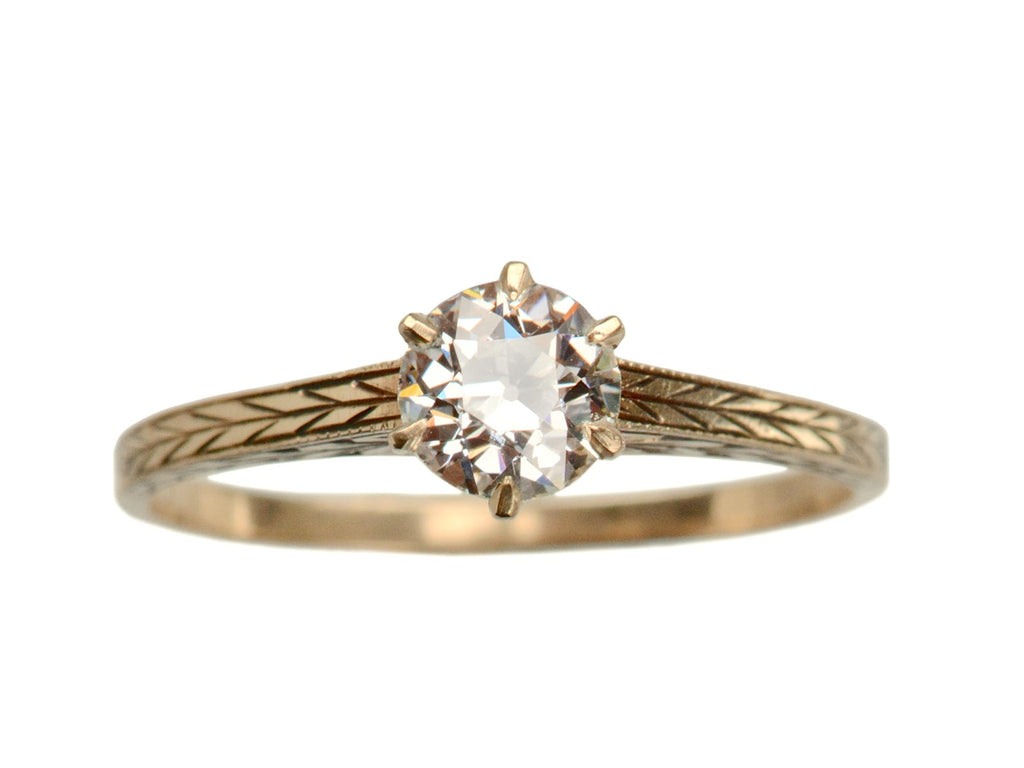 1910s 0.60ct Diamond Ring (on white background)