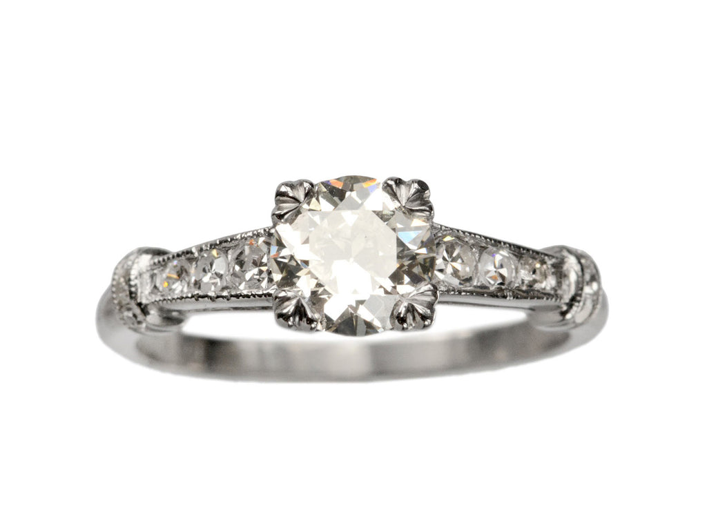 1920s Art Deco 0.60ct Diamond Engagement Ring