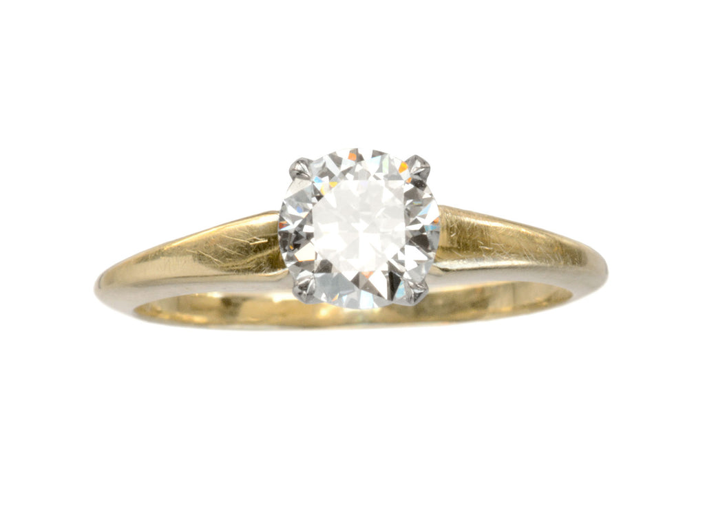 1940s JE Caldwell 0.61ct Ring (on white background)
