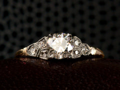 1930s Deco 0.66ct Diamond Ring