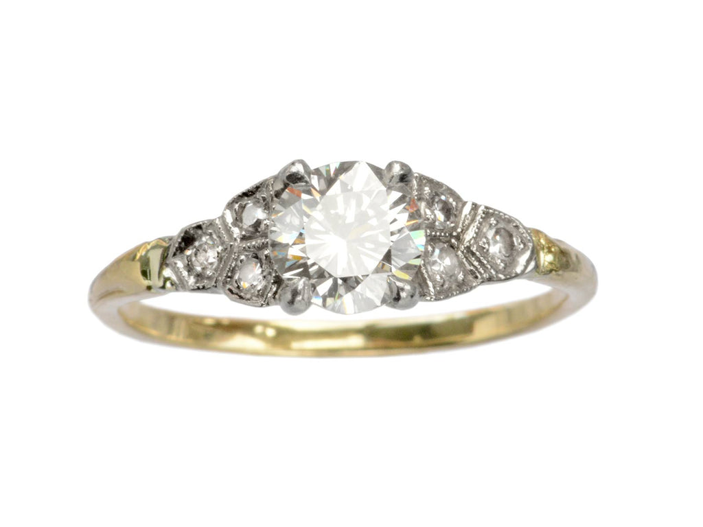 1930s Deco 0.66ct Diamond Ring