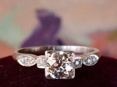 1930s Art Deco 0.71ct Engagement Ring