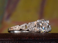 1930s Art Deco 0.76ct Diamond Engagement Ring