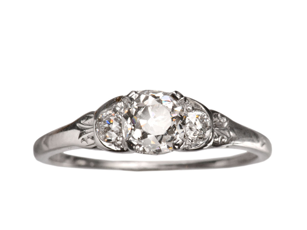 1930s Deco 0.78ct Ring (on white background)