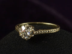 1920s Art Deco 0.79ct Diamond Ring