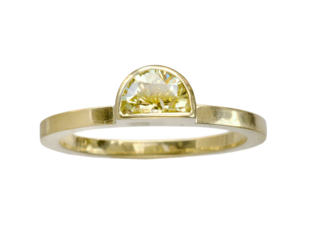 EB 0.80ct Yellow Half Moon (on white background)