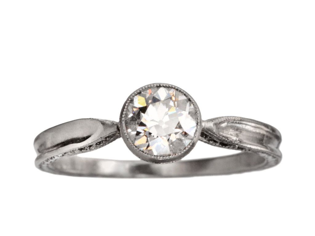 1920s Deco 0.82ct Diamond Ring