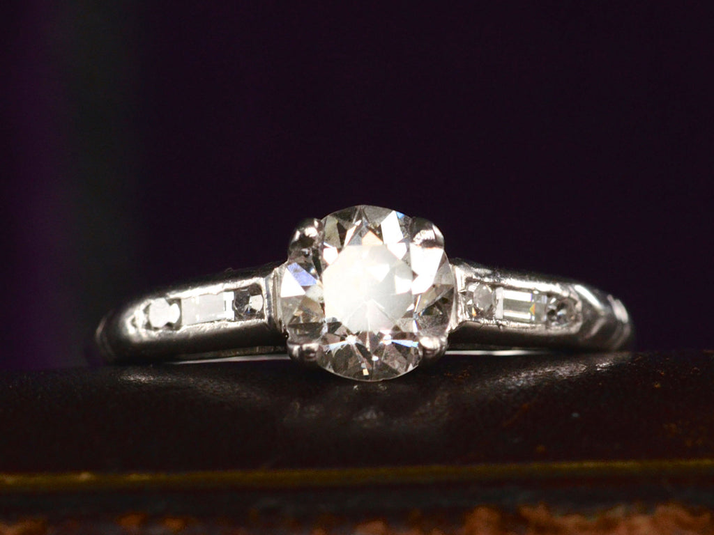 1930s 0.83ct Diamond Ring (detail)