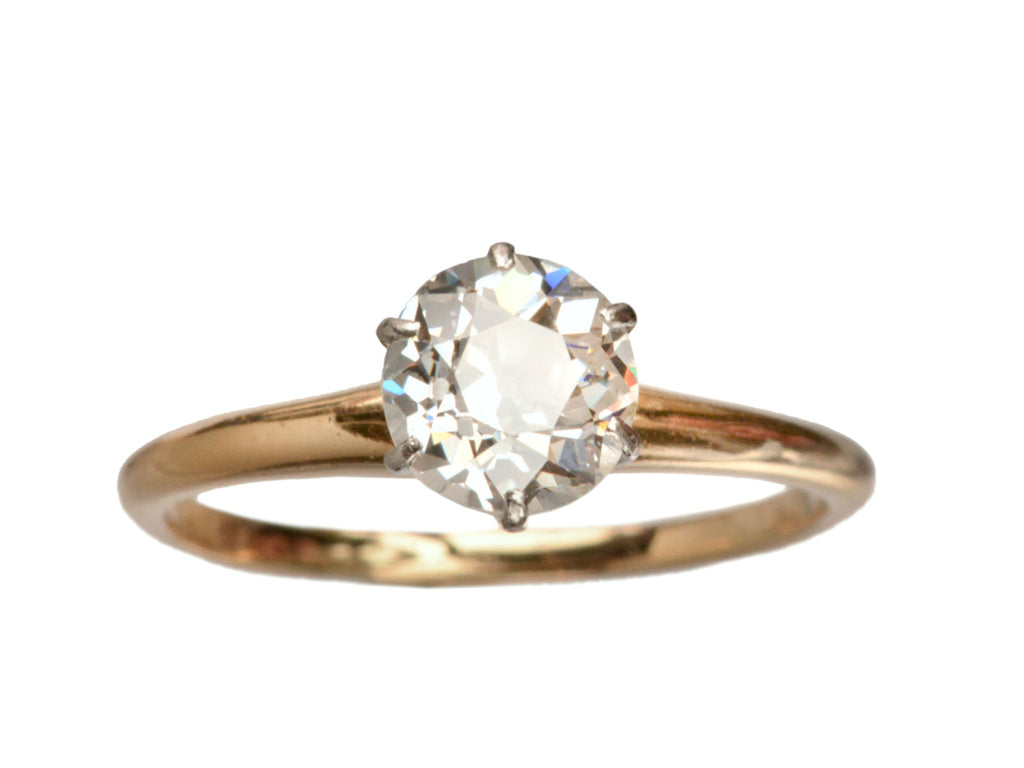 1900s 0.85ct Diamond Ring (on white background)
